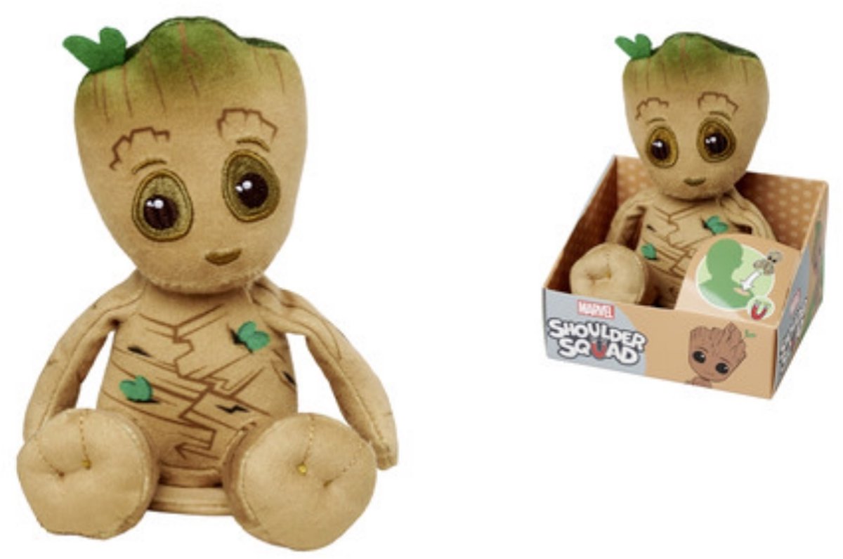 Simba Toys plush Disney Groot Shoulder Pals - Pluche knuffel van 12 cm