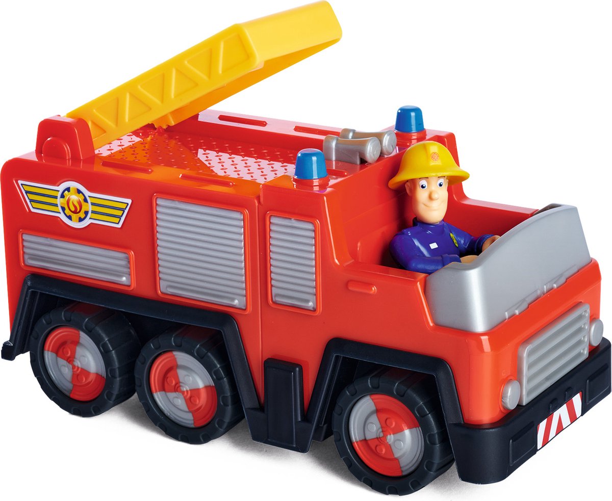 Brandweerman Sam Jupiter met Brandweerman Sam Figuur - Speelgoedvoertuig - vanaf 3 jaar