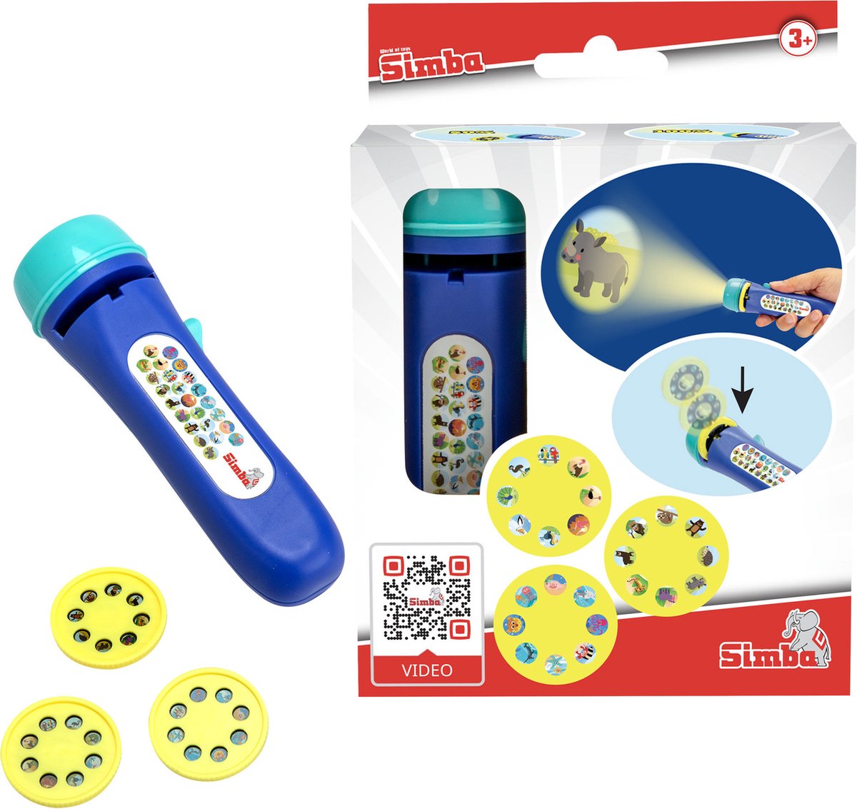   - Lichtprojector met dieren - Vanaf 3 jaar.