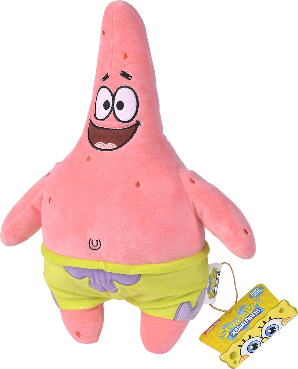 Simba - Nickelodeon - SpongeBob - Patrick - 35cm - Pluche - Knuffel