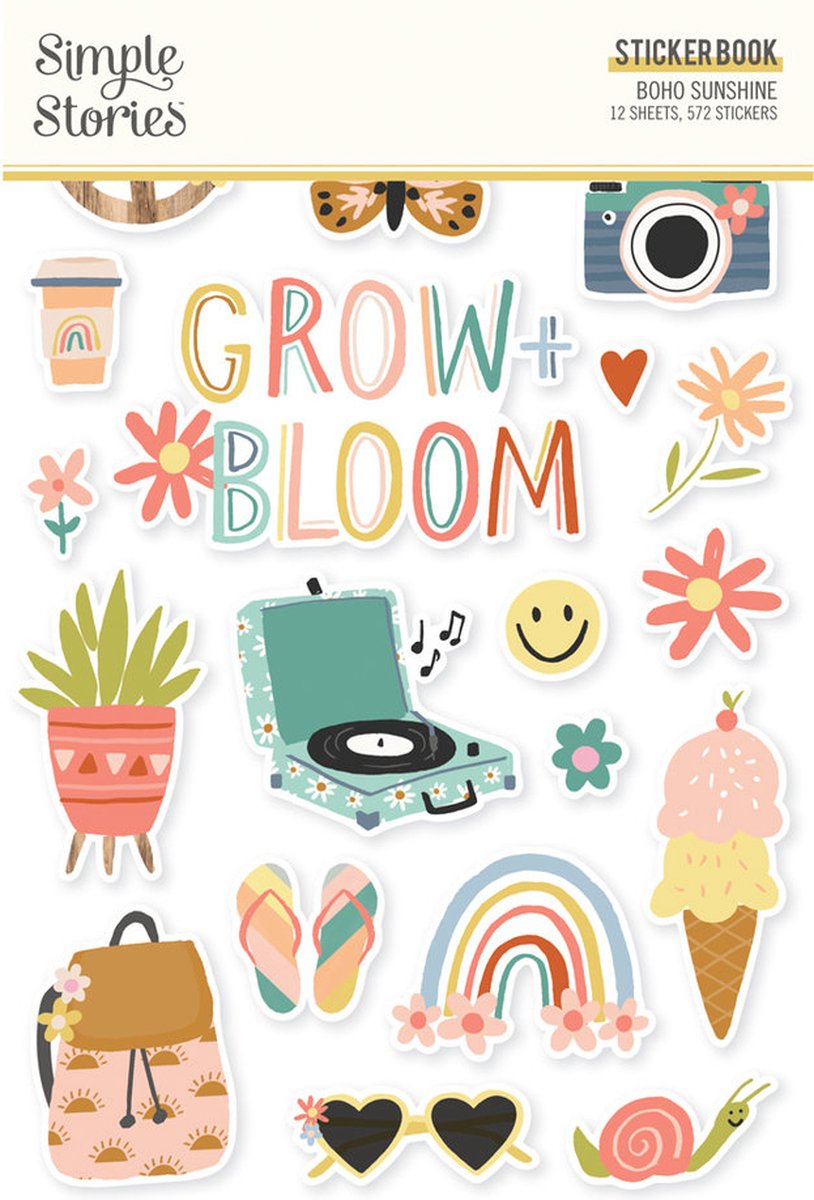 Simple Stories - Boho Sunshine Sticker Book (19920)
