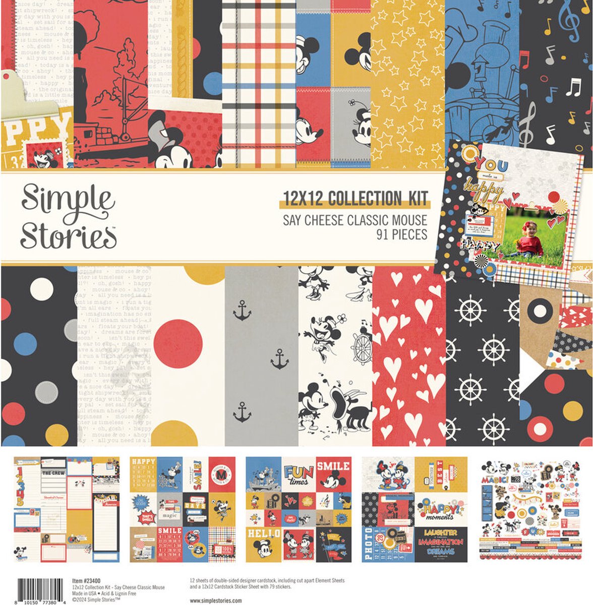 Simple Stories - Say Cheese Classic Mouse Collection Kit (23400)