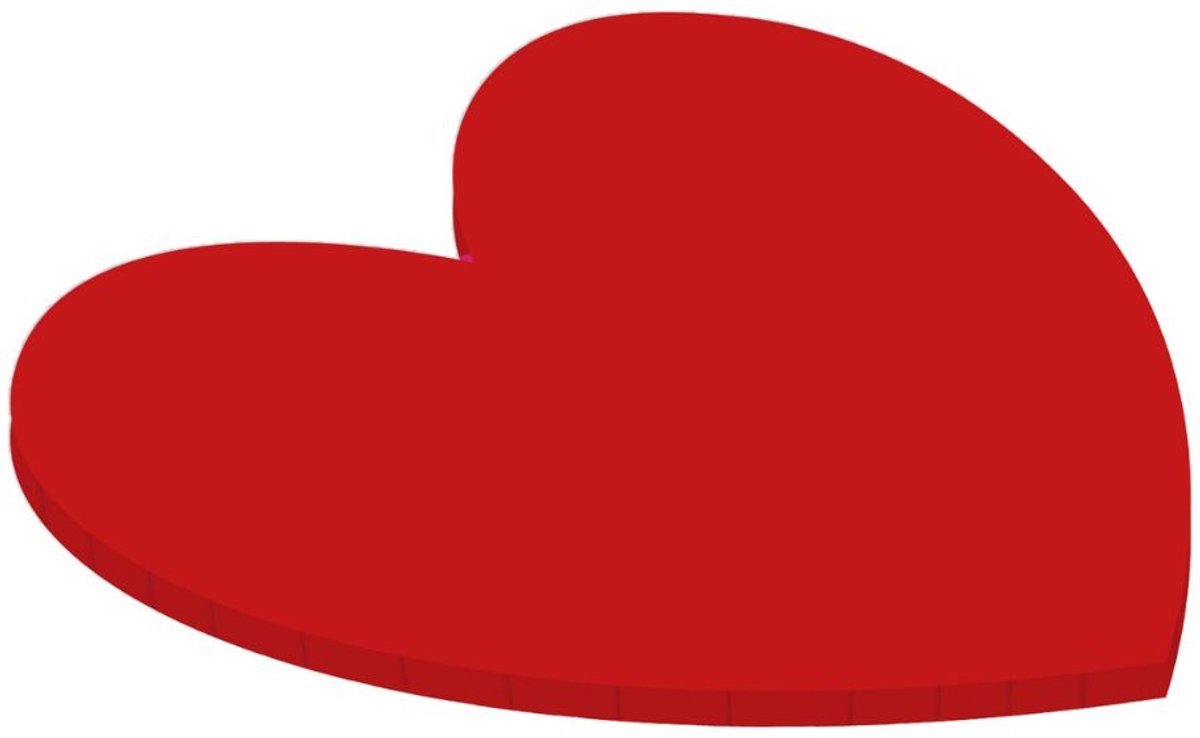 Simply Making Matt Masonite Board Hart Rood 25 cm