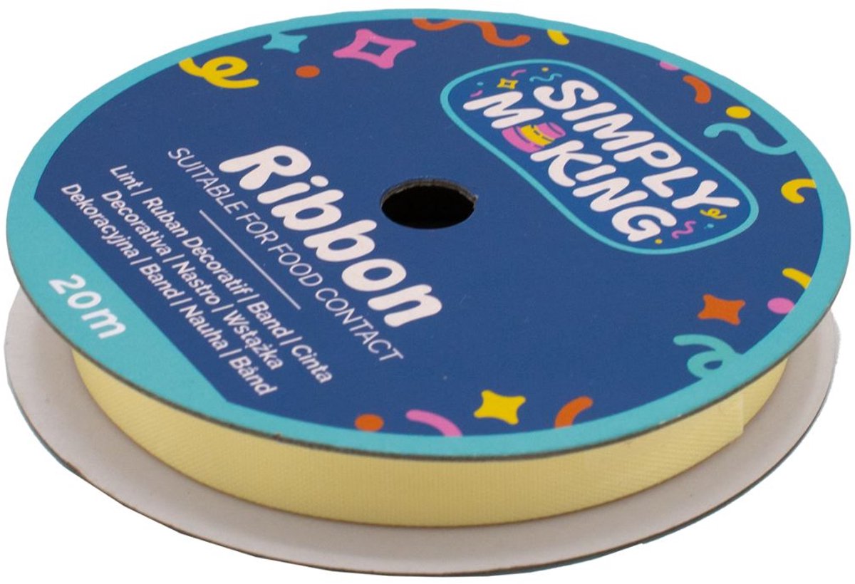 Simply Making Taartlint Champagne 12 mm x 20 m