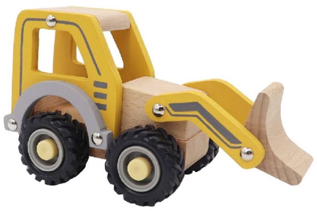 Houten Buldozer. 3+.