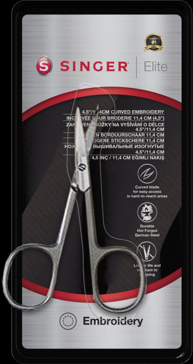 Singer Gebogen Borduurschaar