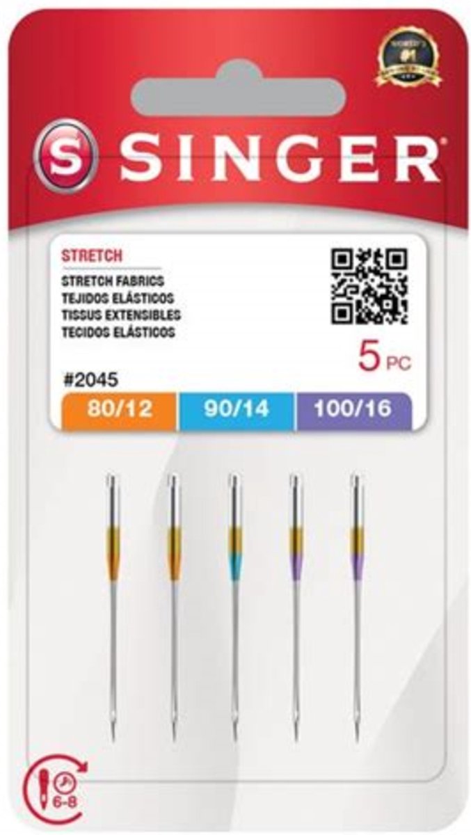 Singer Stretch 2045 MIX 80/90/100 Naalden