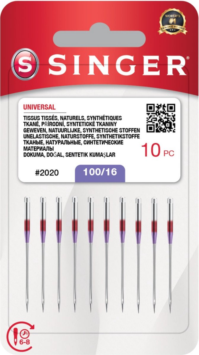 Singer Universal 2020 100 (10 stuks) Naalden