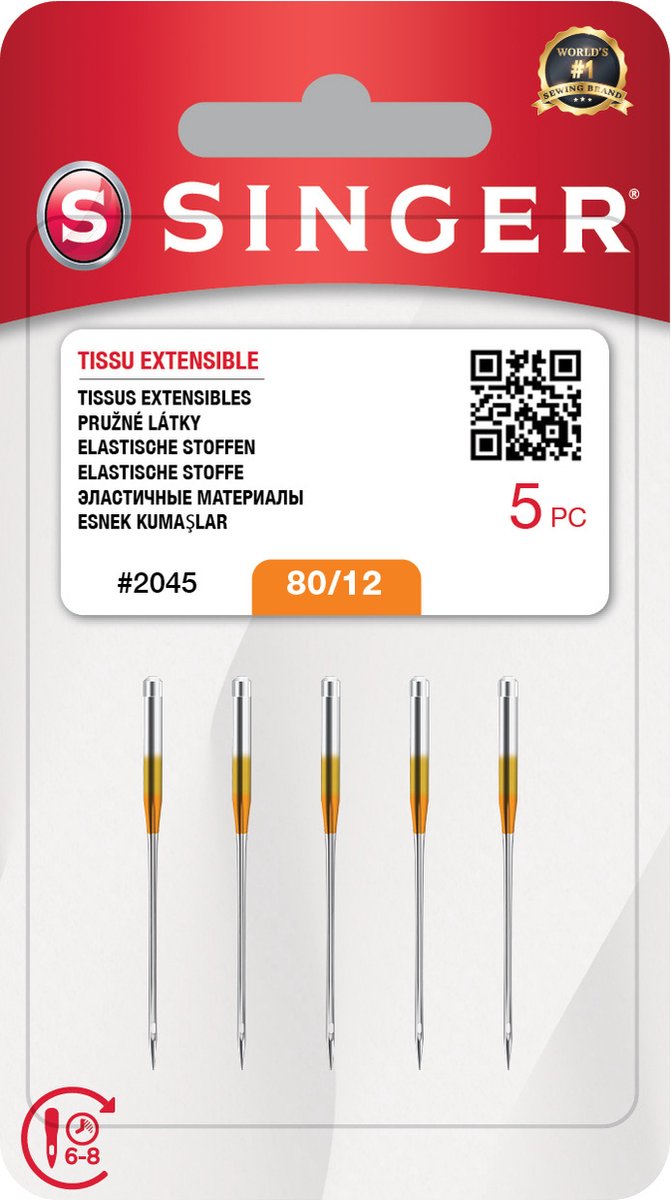 Singer stretch naalden dikte 80 2045