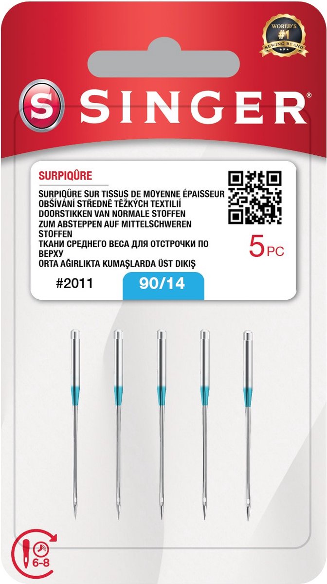 Singer topstitch naalden dikte 90 2011