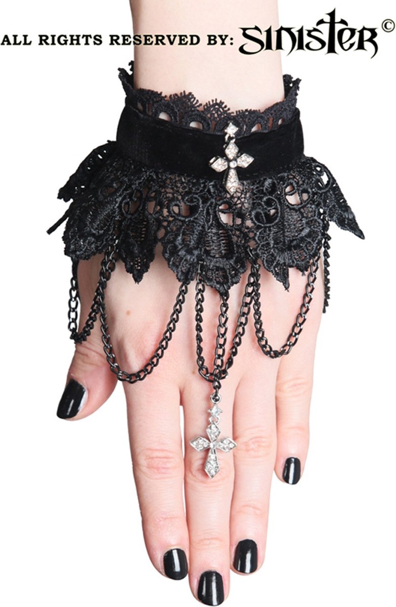 Sinister Kostuum Armband A019 Zwart