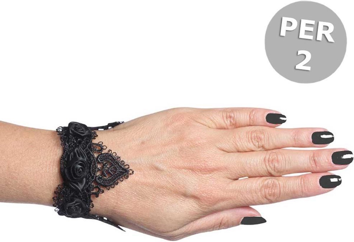 Sinister Kostuum Armband A029 Zwart