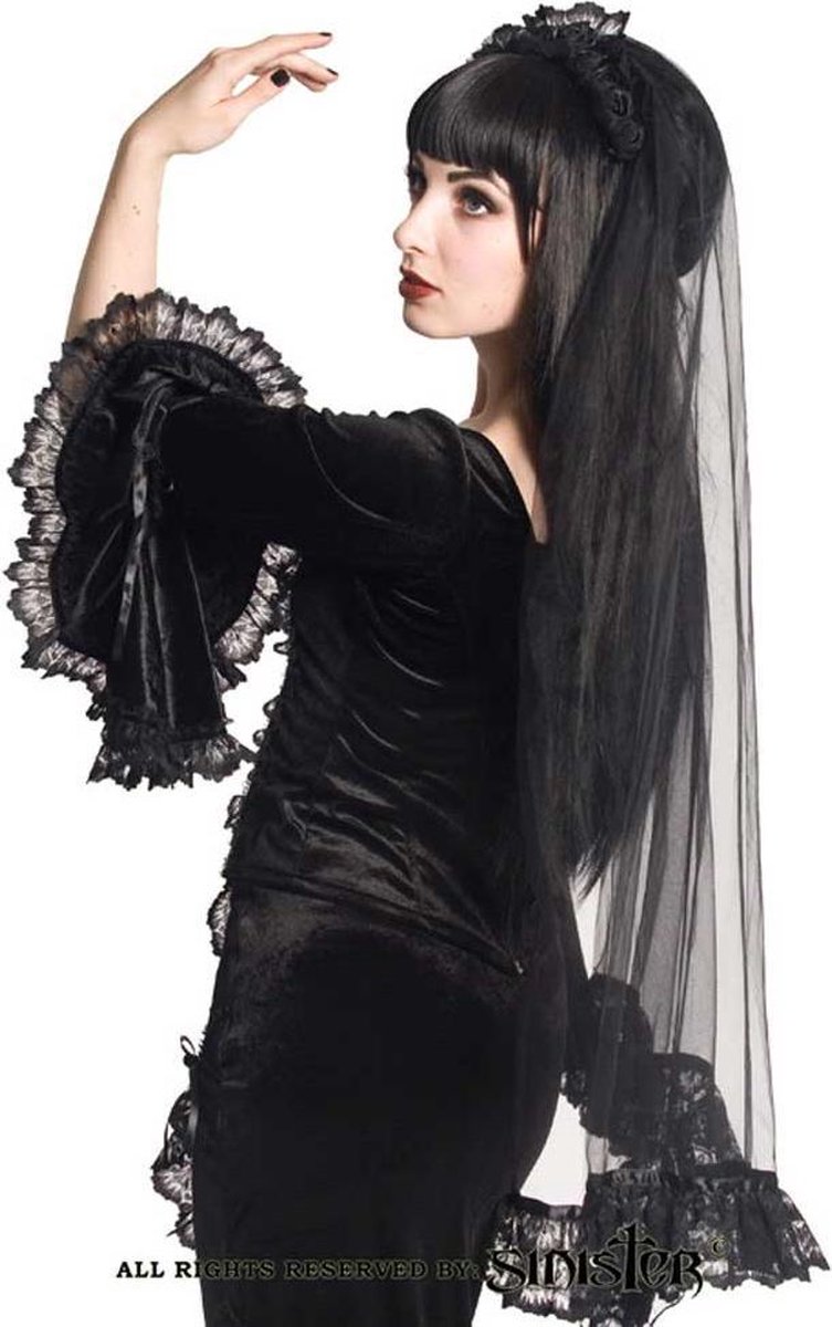 Sinister Sluier H003 Zwart