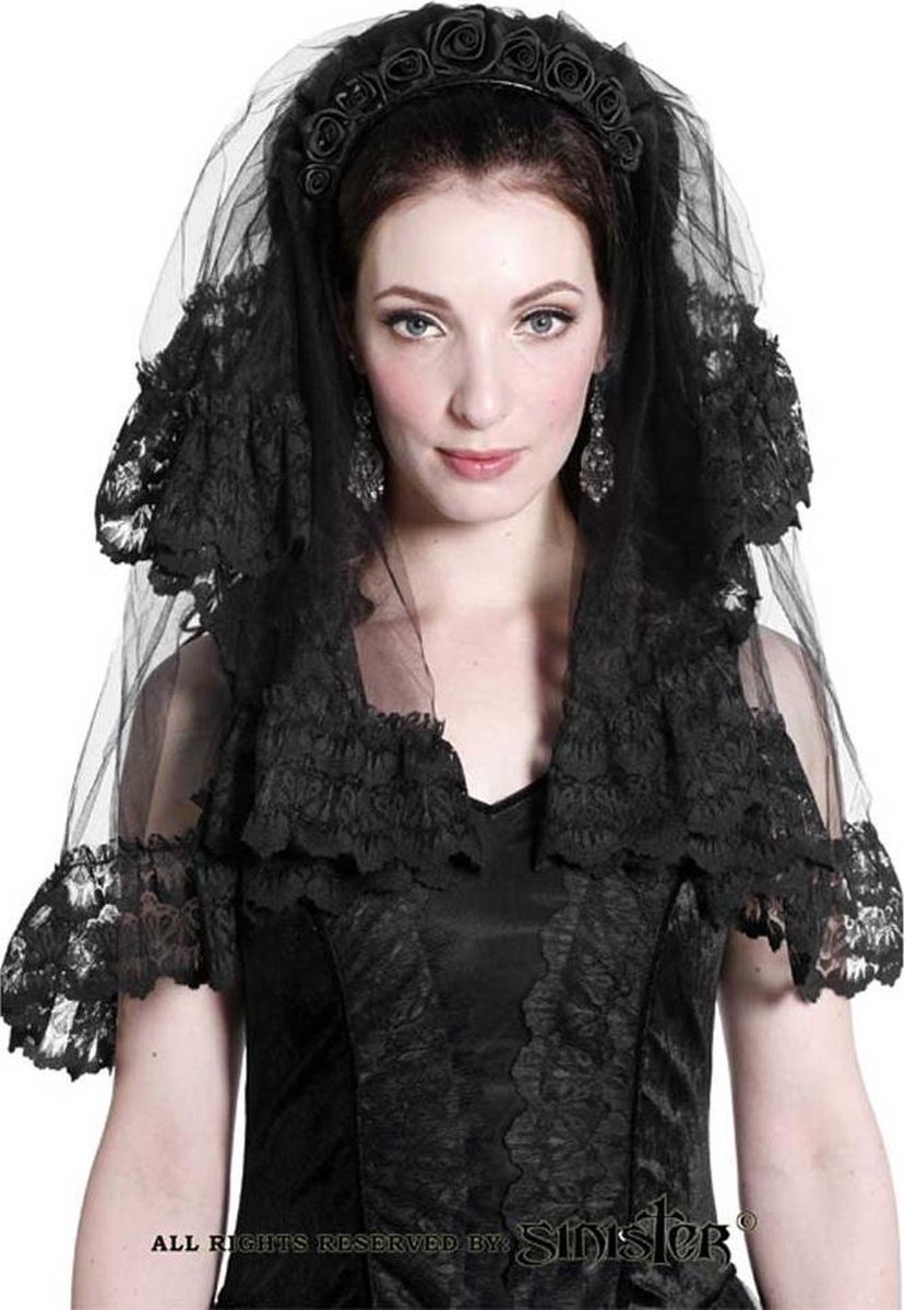 Sinister Sluier H007 Zwart