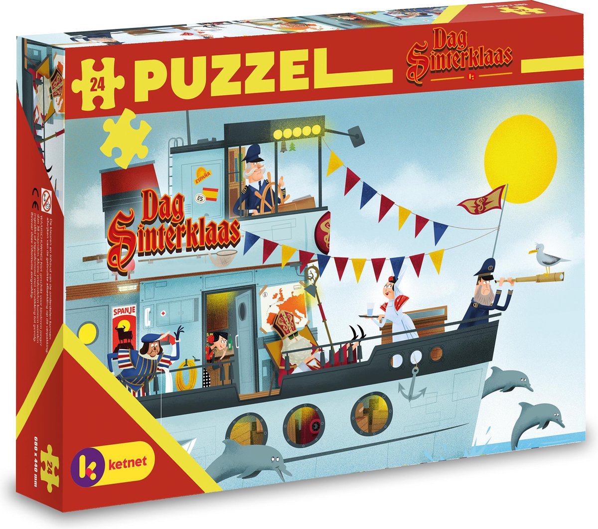 Dag Sinterklaas puzzel (24 stukjes)