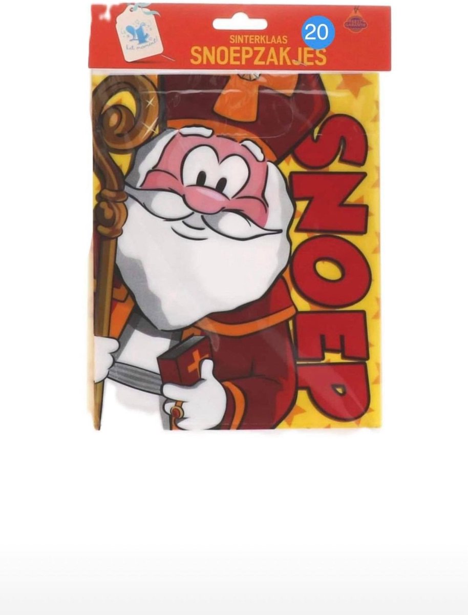Sinterklaas Uitdeelzakjes Versiering 20st