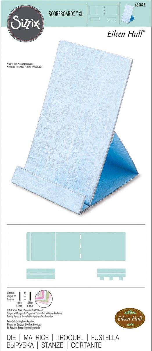 Sizzix Scoreboards XL Snijmal - Phone stand