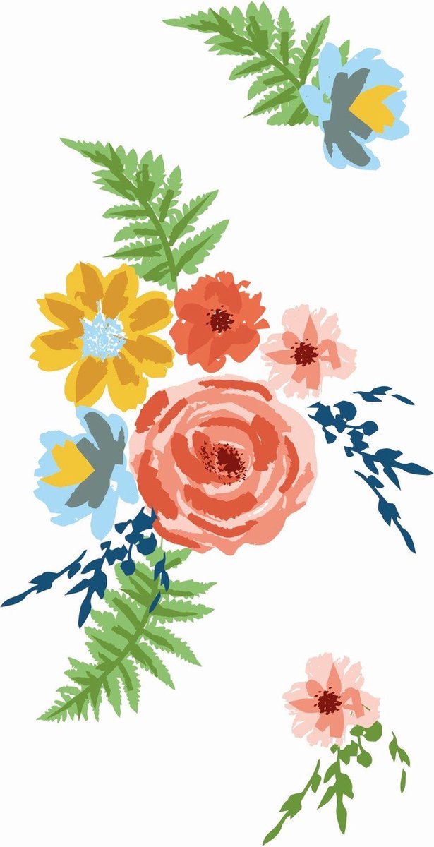 Sizzix • Layered Clear Stamp Set Painted Florals 20pcs