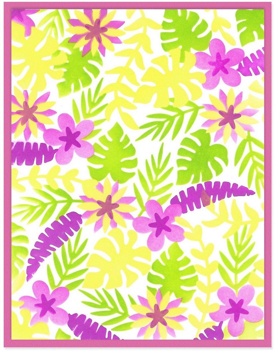 Sizzix • Layered Stencils Its a Jungle Out There 4pcs