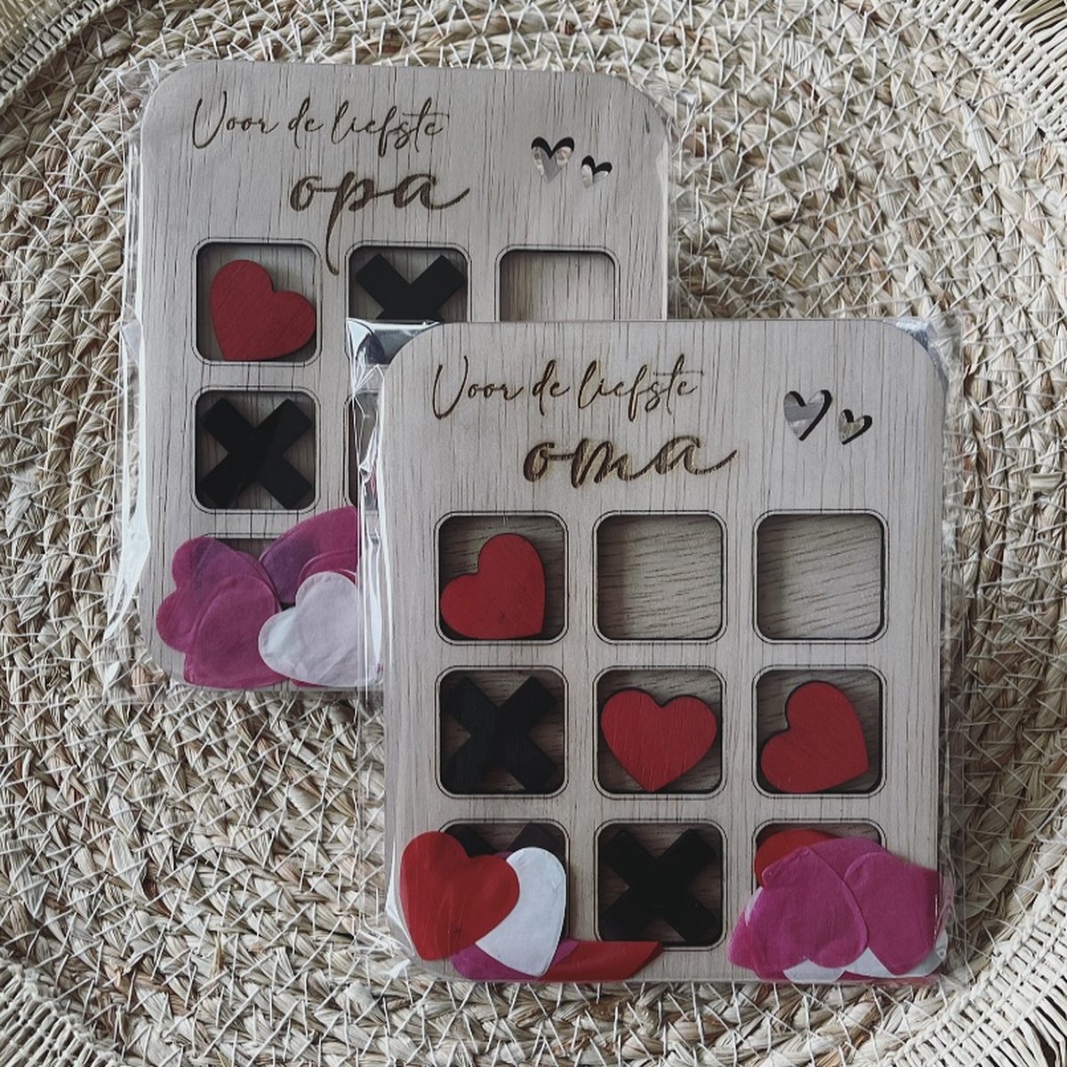 Boter, kaas en eieren spel -oma-