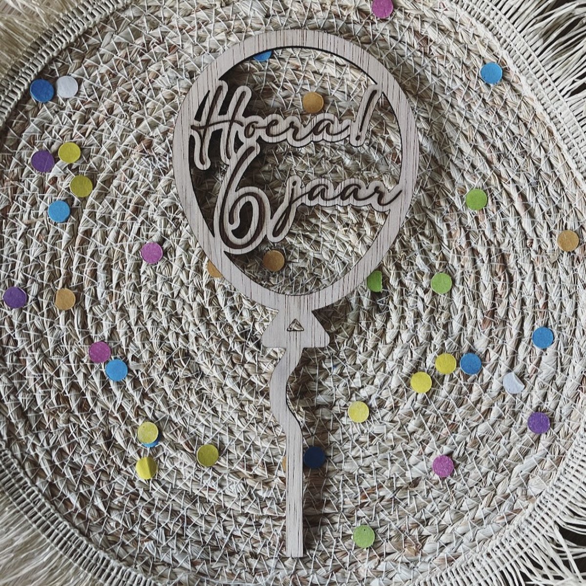 Taarttopper – hoera 6 jaar