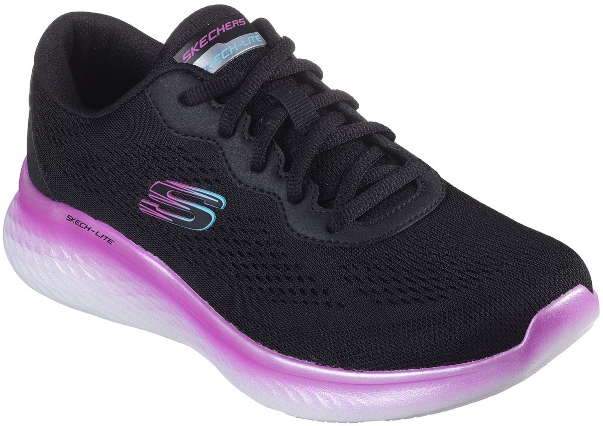 Skechers Skech-Lite Pro - Stunning Steps Womens Shoe - Black/Purple - 5.
