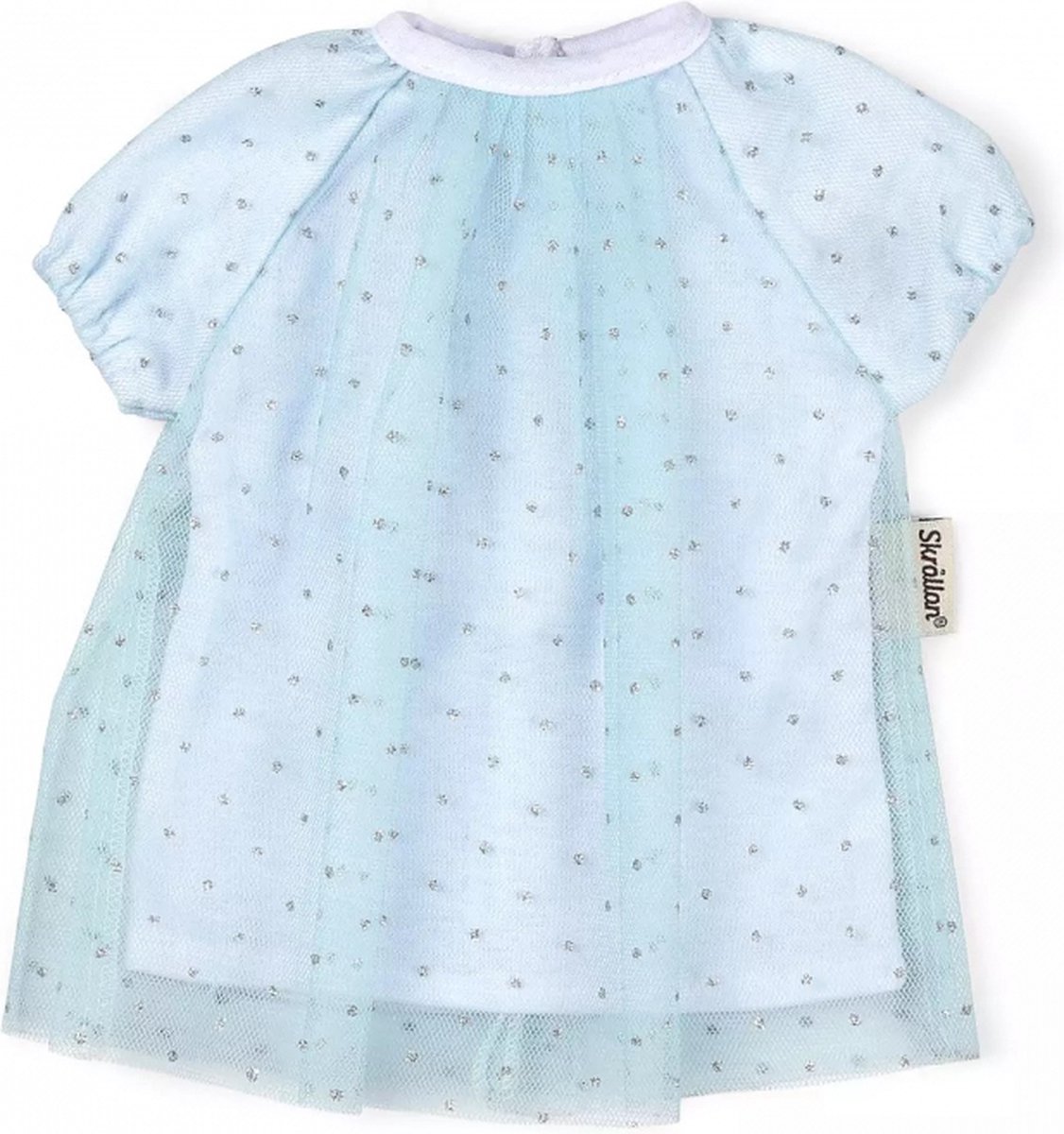 Skrallan Blauwe Feestjurk 36 cm