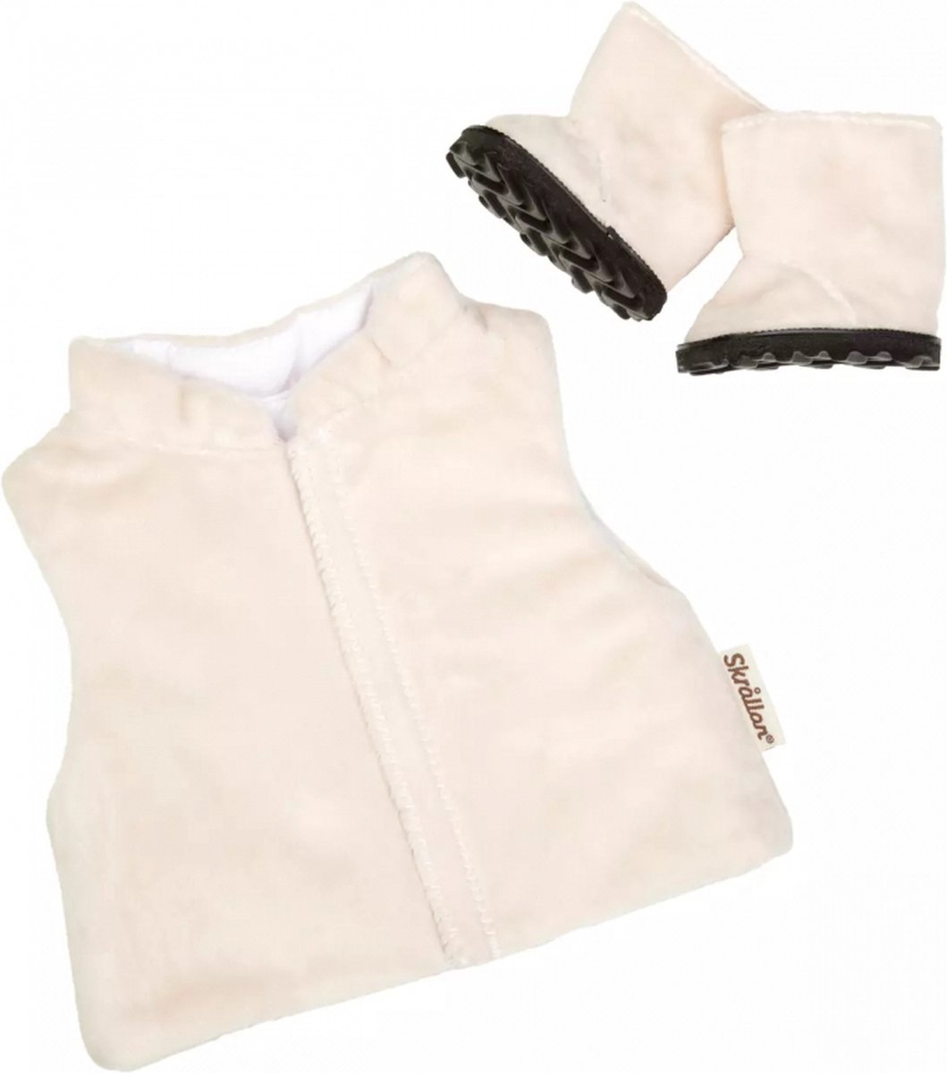 Skrallan Bodywarmer en Laarzen 36 cm