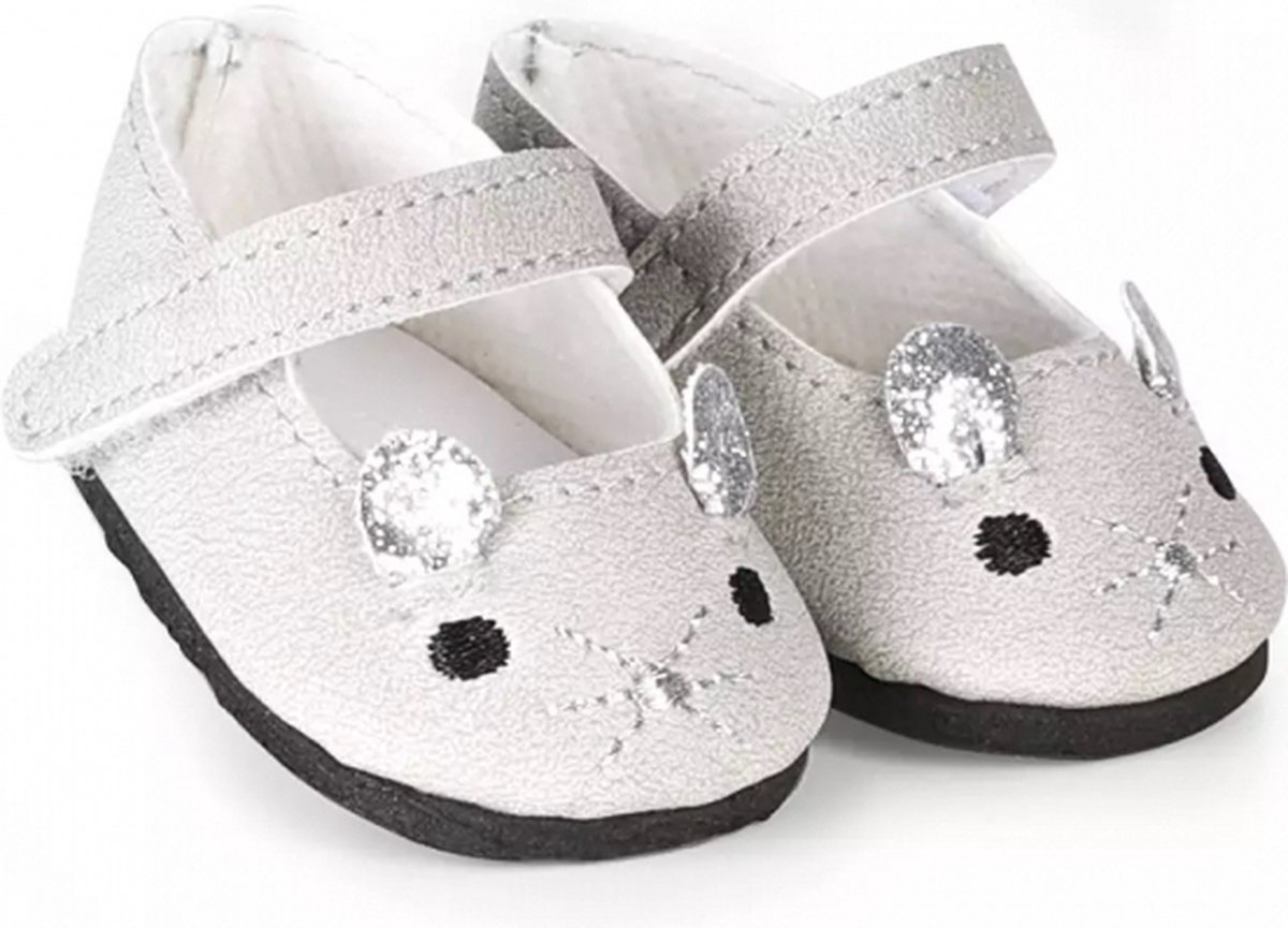 Skrallan Poppenschoenen Muisjes 36 cm