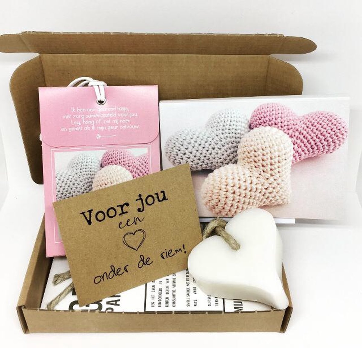 Skuur 44 Brievenbuspakketje - Hart onder de riem cadeau met geurproducten