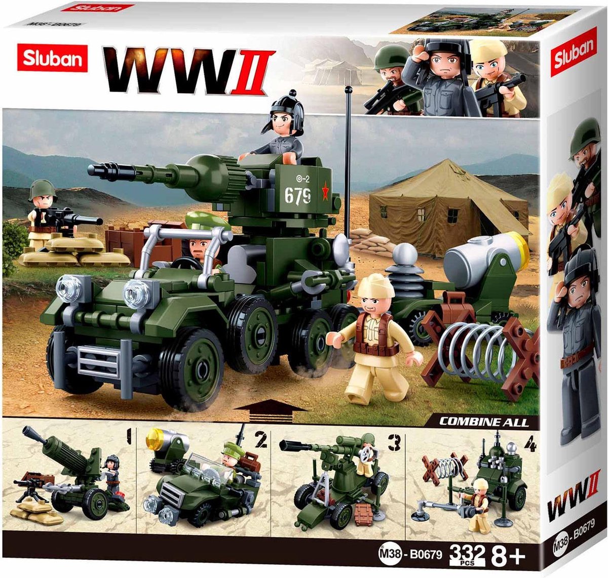   Army - WWII Giftbox 4into1