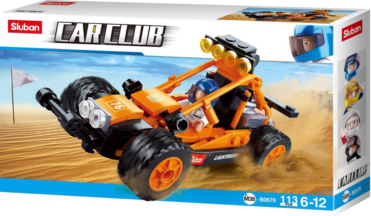   Car Club: Buggy Oranje (m38-b0676)