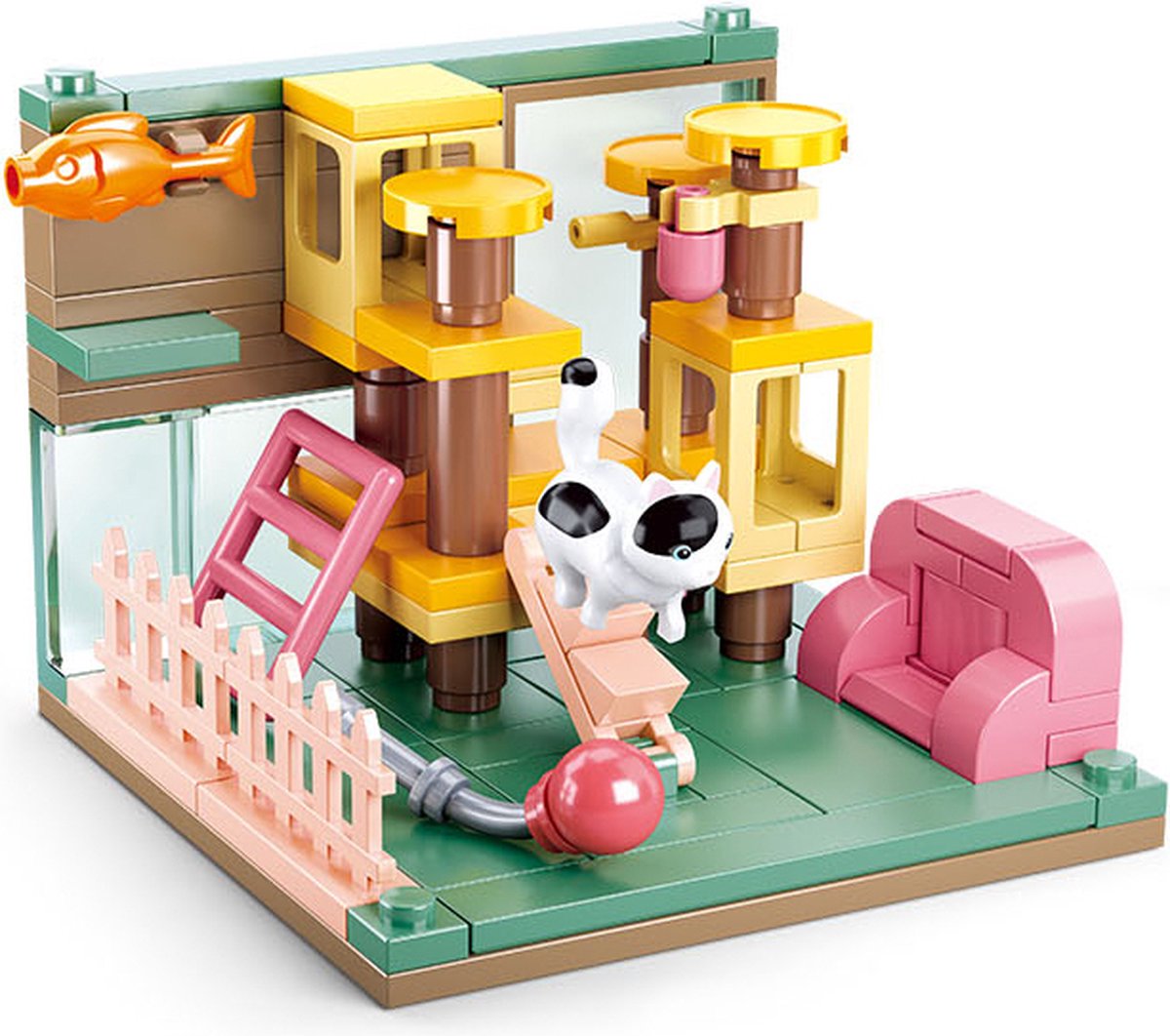   Kamer van de wit gevlekte kat