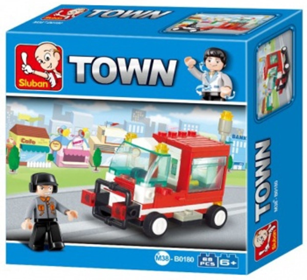   M38-B0180 Building Blocks Town Series Service Vehicle