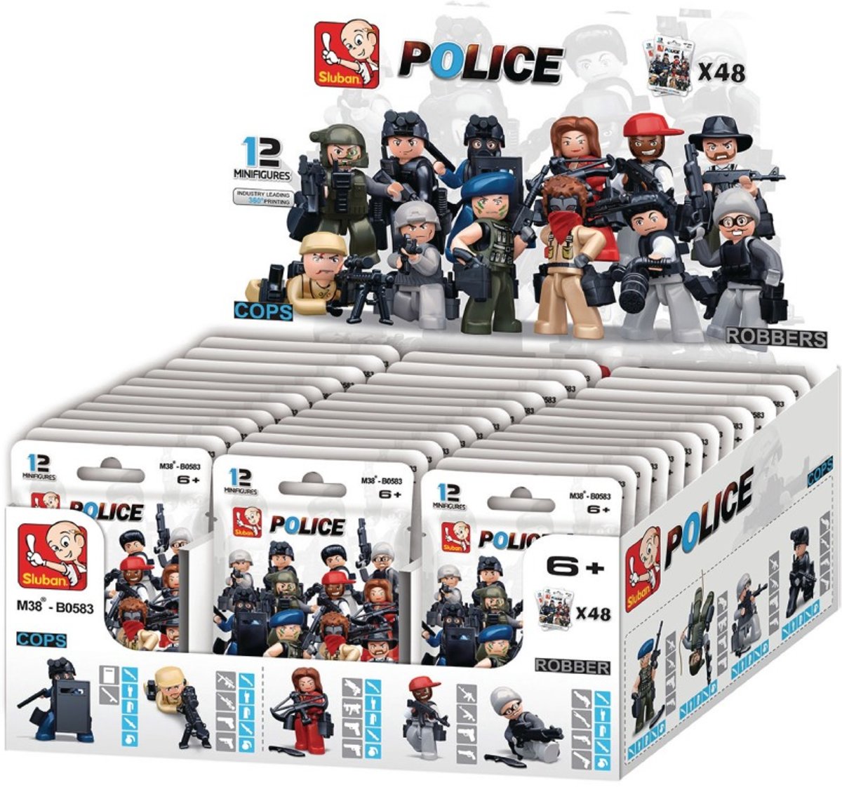   M38-B0583 Police Minifigures