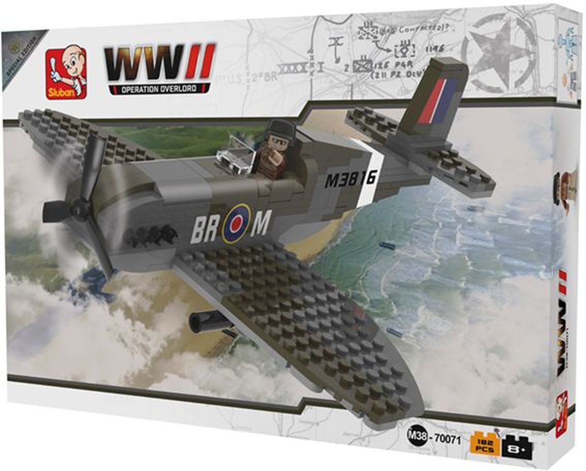 Sluban WWII Supermarine Spitfire MK.V M38-70071