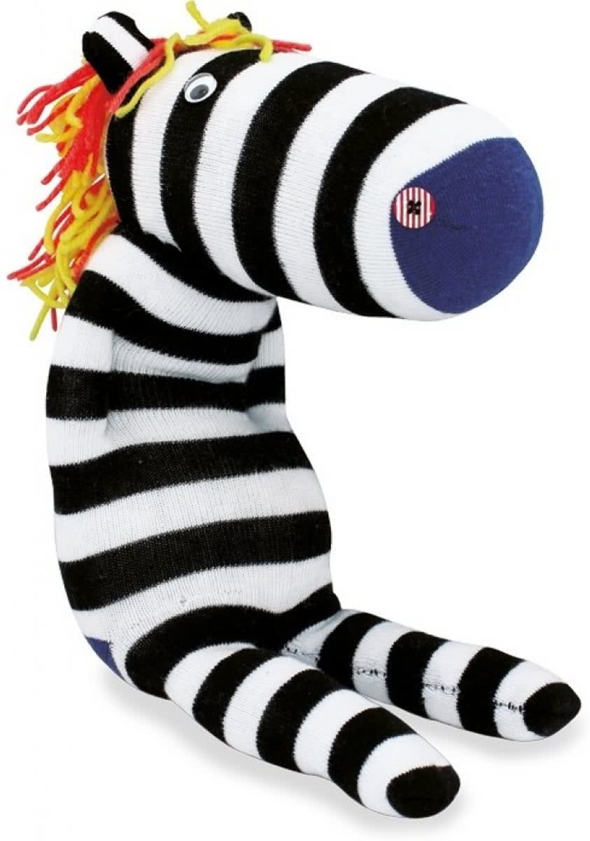Small Foot Sokkenpop Zebra 32 X 10 cm