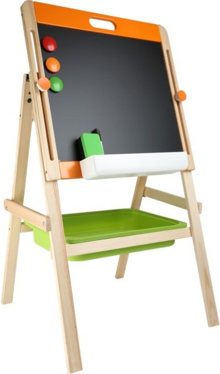 Small Foot   - Schoolbord met whitebord/krijtboord en magnetisch - 51 X 49 X 105 cm