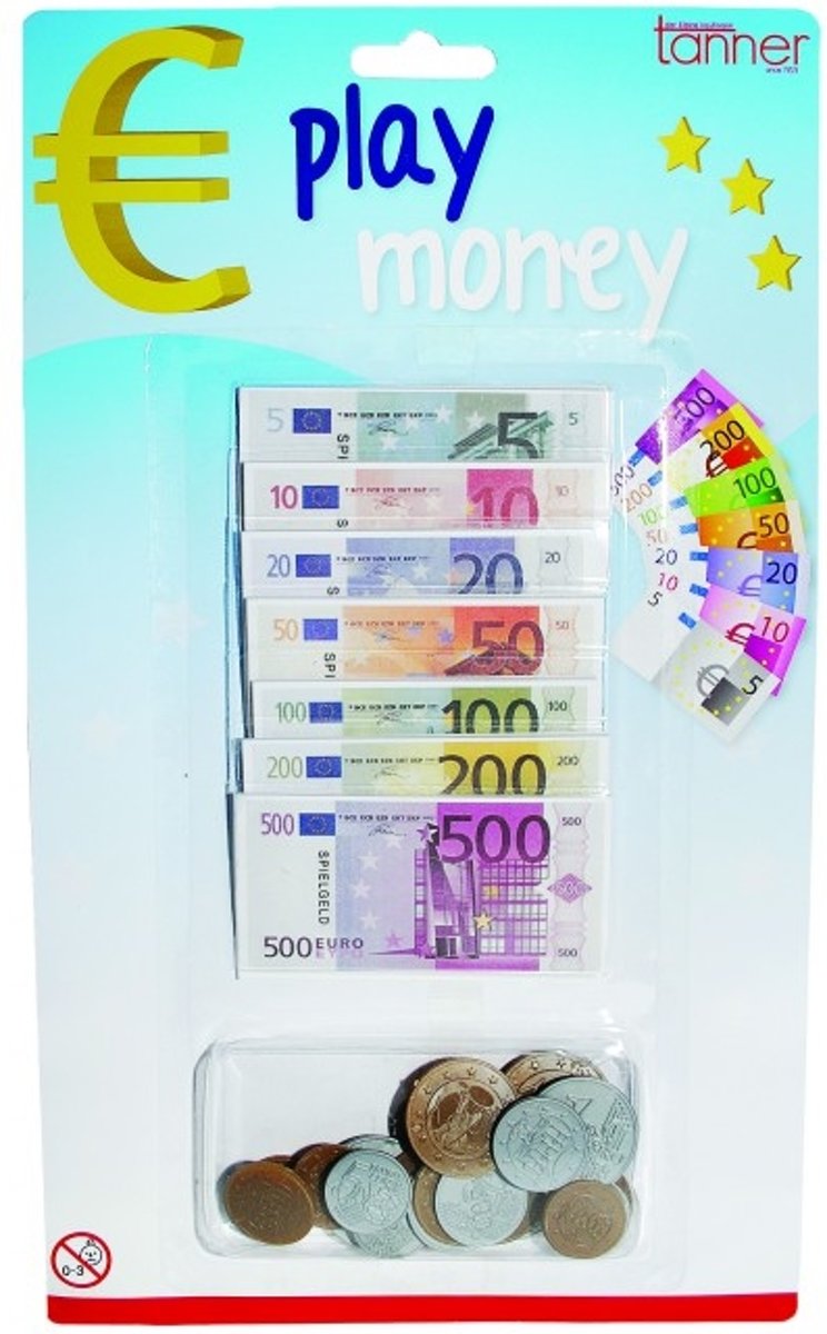 Speelgeld, play money small foot