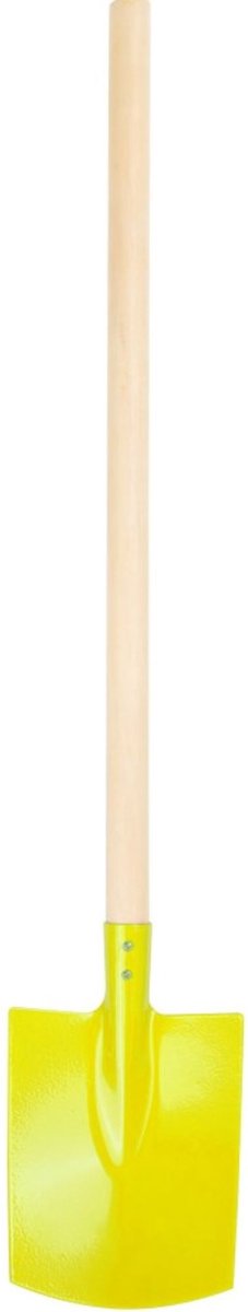 Metalen Kinderschep met Houten steel 75cm - Geel