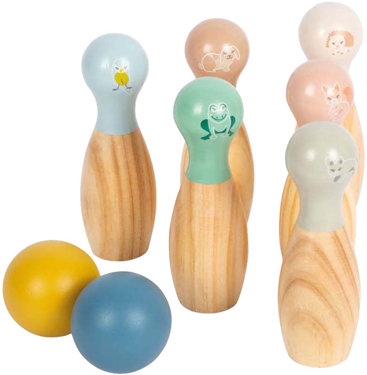 Small Foot - Bowlingspel Garden Buddies - 8dlg.