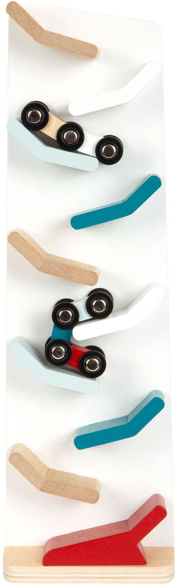 Small Foot - Houten Autobaan Toren met Autos, 3dlg.