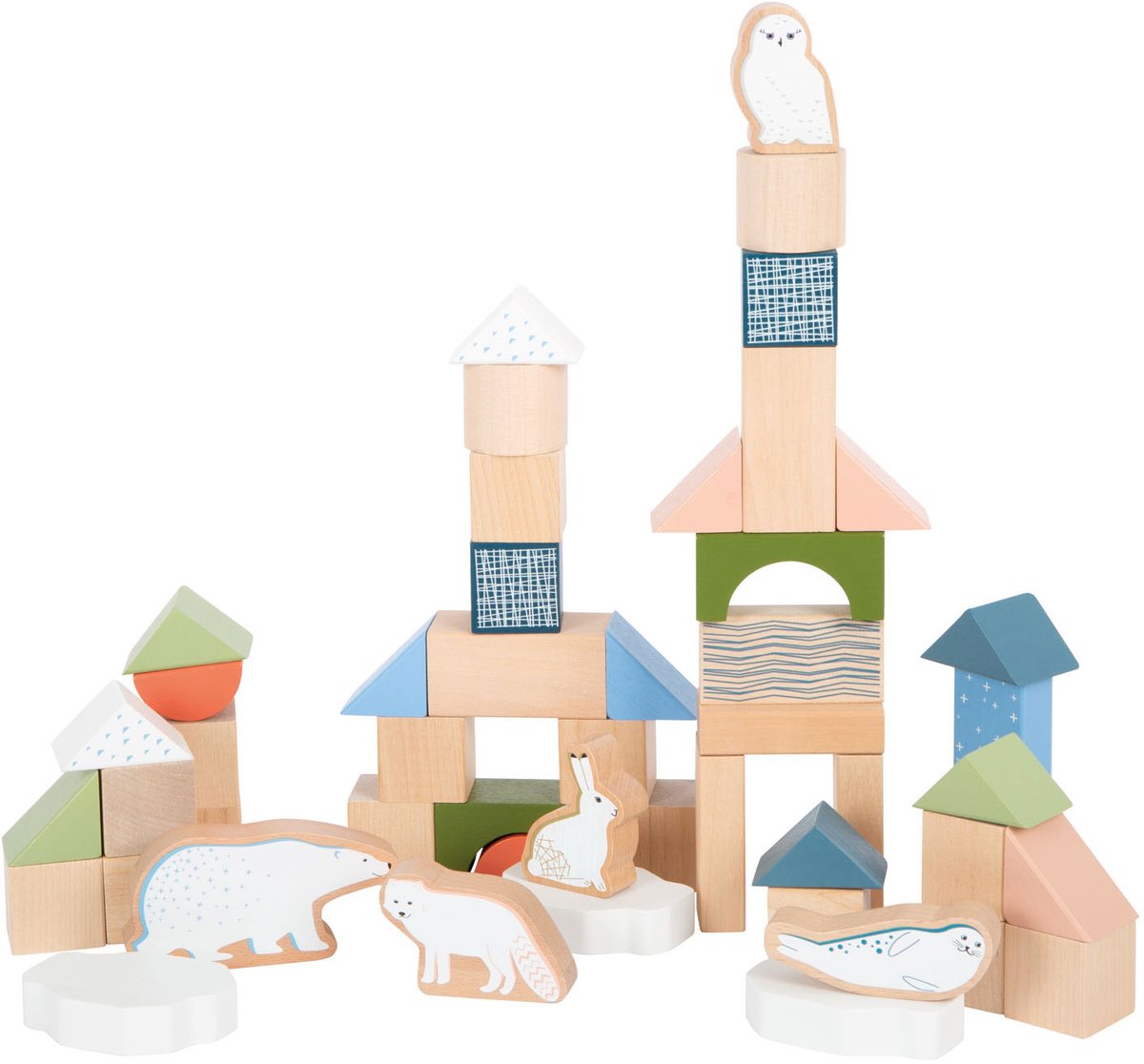 Small Foot - Houten Bouwblokken Arctic, 20dlg.
