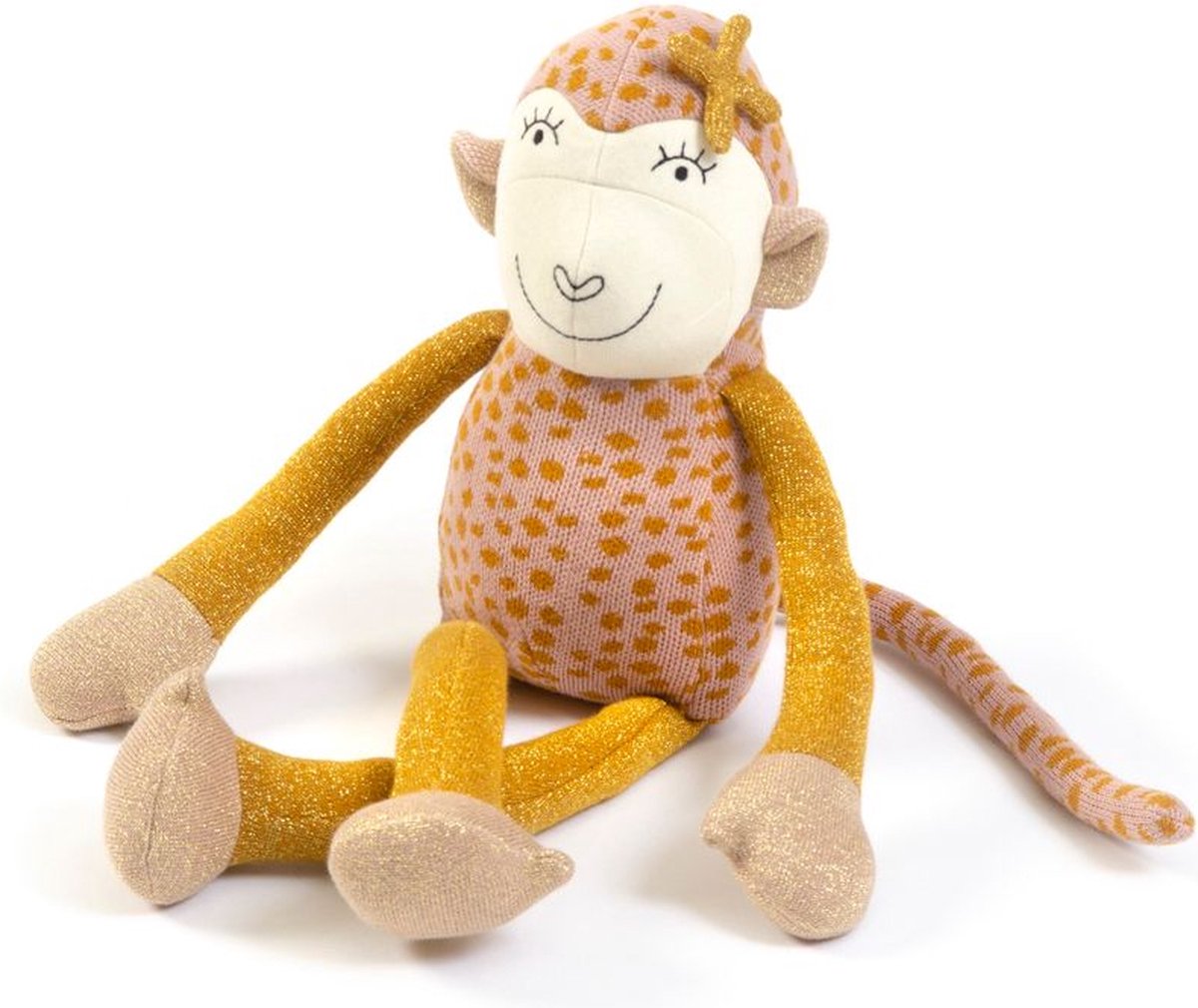 Smallstuff - Monkey Freja - Powder/ Hazel