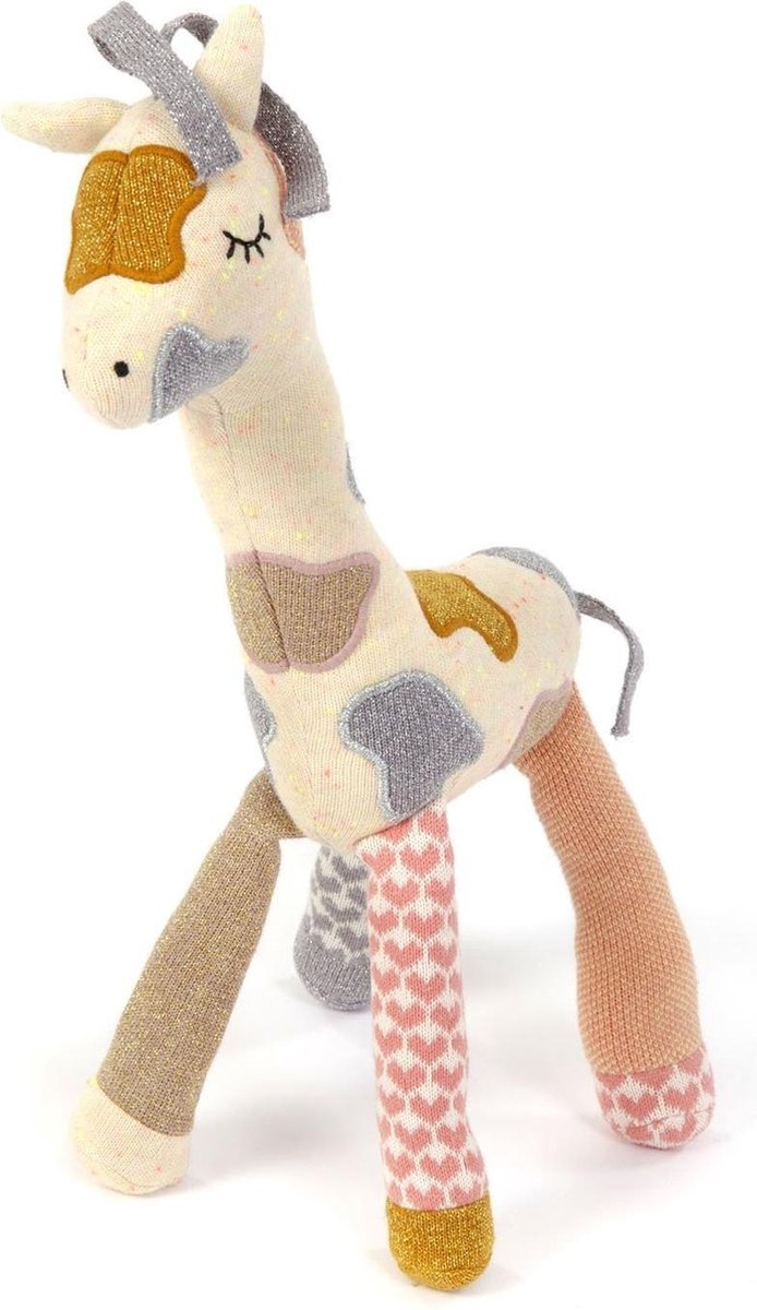 Smallstuff Rammelaarknuffel Giraf 38 Cm