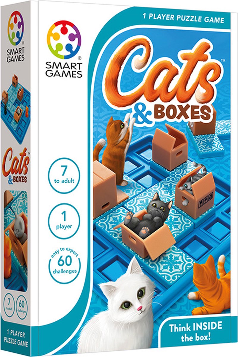 SmartGames - Cats & Boxes - 60 opdrachten