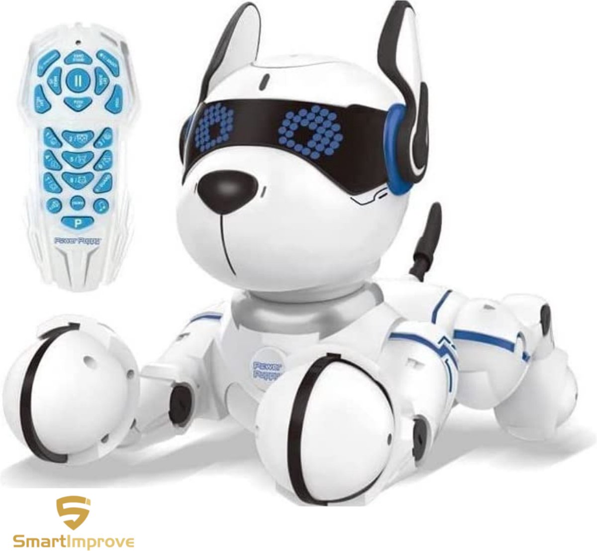   - Power Puppy - Mijn programmeerbare - Smart Robot - Hond - Programmeerbare Robot - Met - Afstandsbediening - Dans - Yoga - Trainingsfunctie - Zang - DOG01