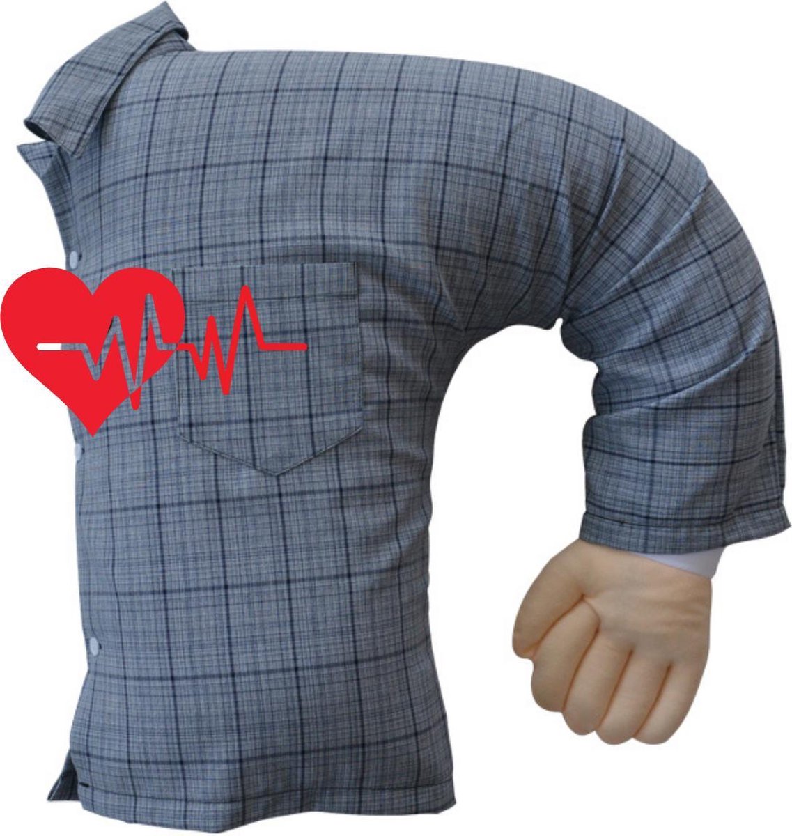 SmartZzz® Slapie Boyfriend Pillow Met Hartslag Knuffelkussen - Slaaphulp Kussen Slaapmaatje