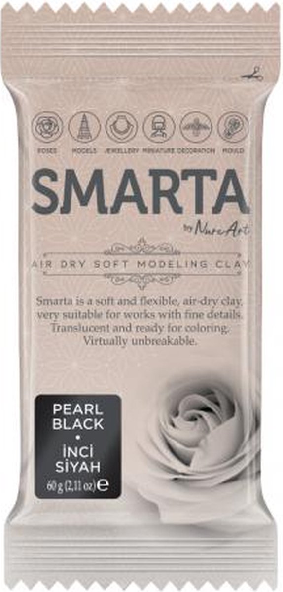 Smarta zelfdrogende klei - Pearl Black 60g