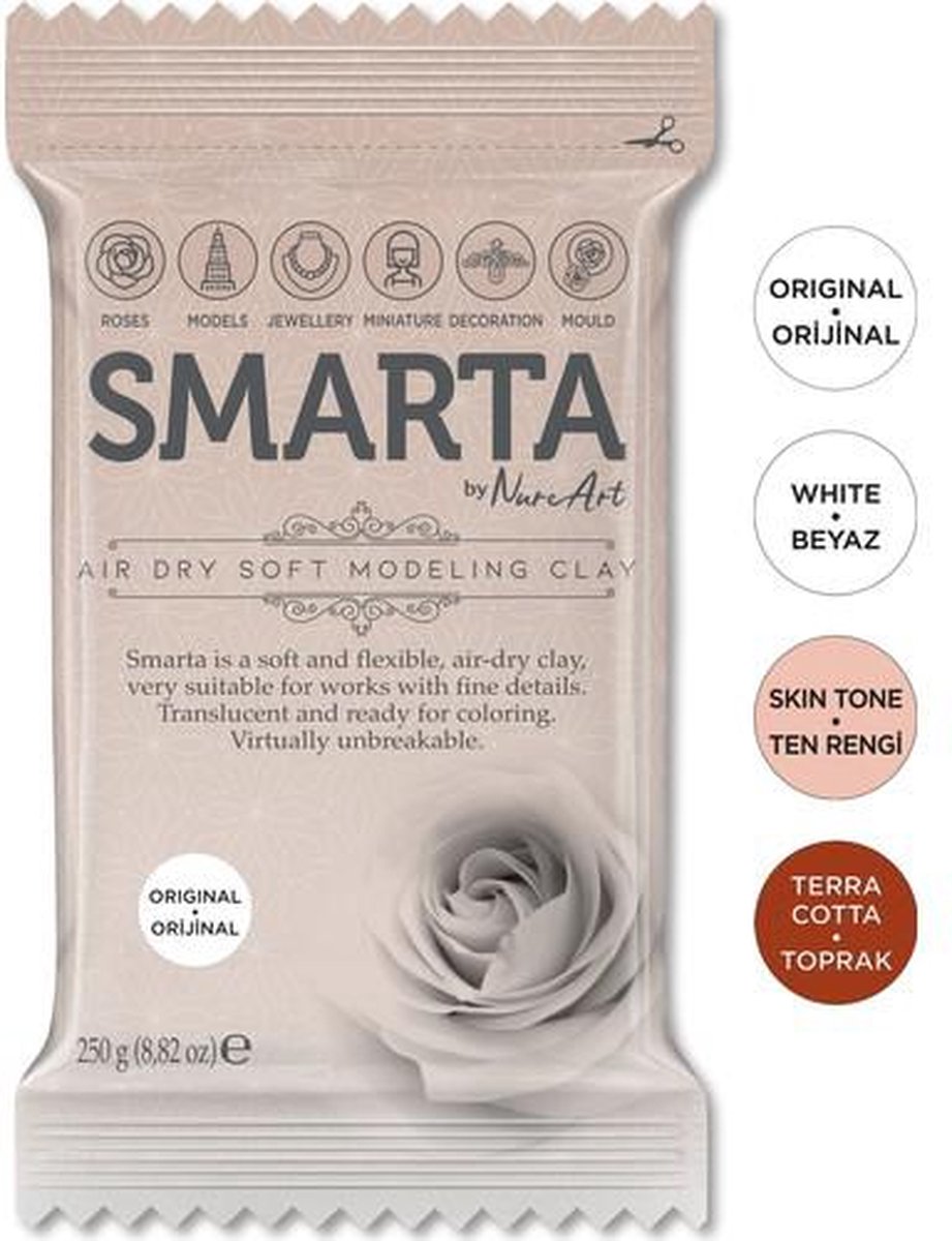Smarta zelfdrogende klei - White 250g